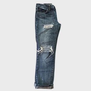 Hidden Jeans. Boyfriend distressed jeans. Size 1